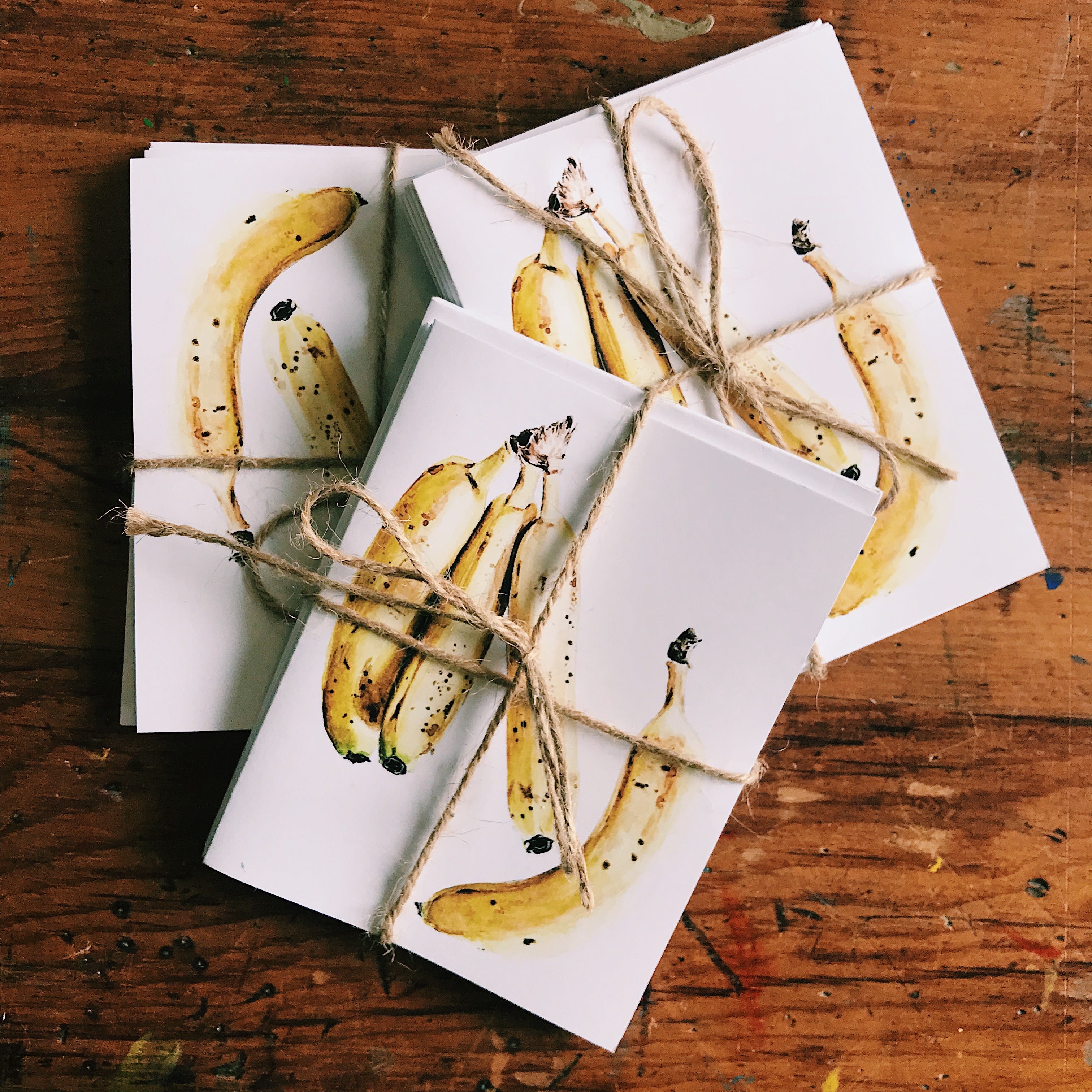 Banana Notecards - Set of 5 Prints