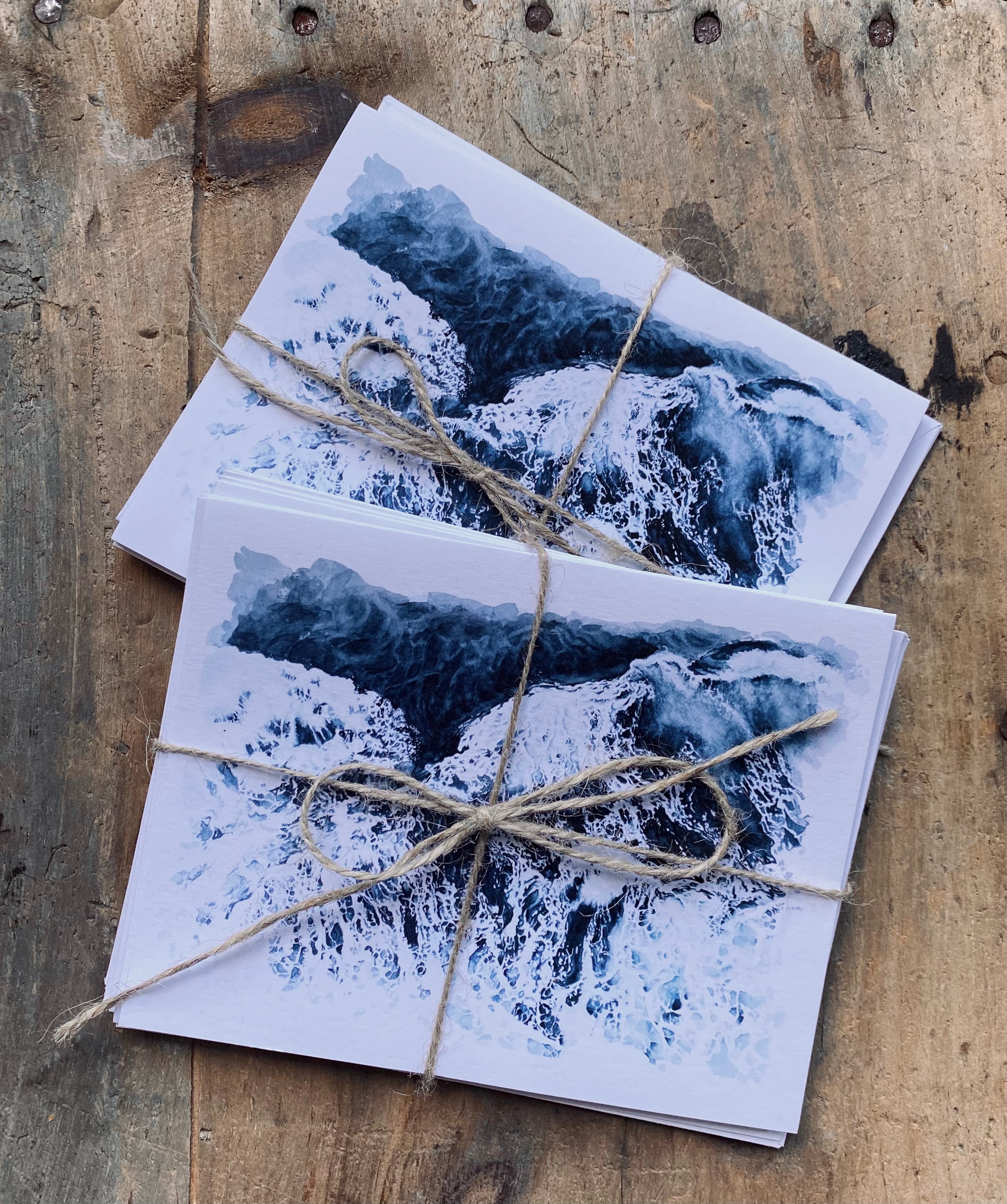 ocean note cards - Set of 5 Prints