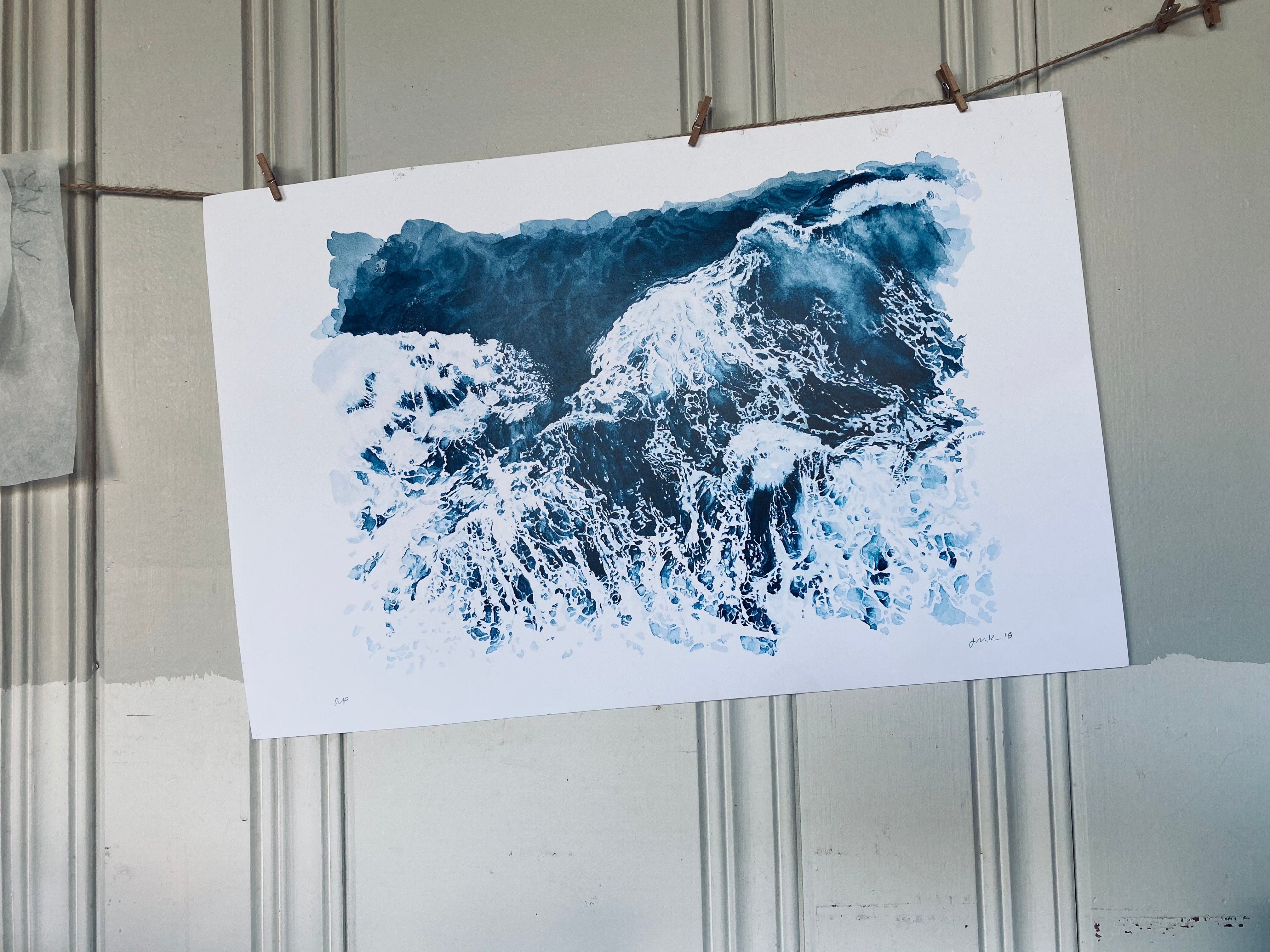 Ocean digital print